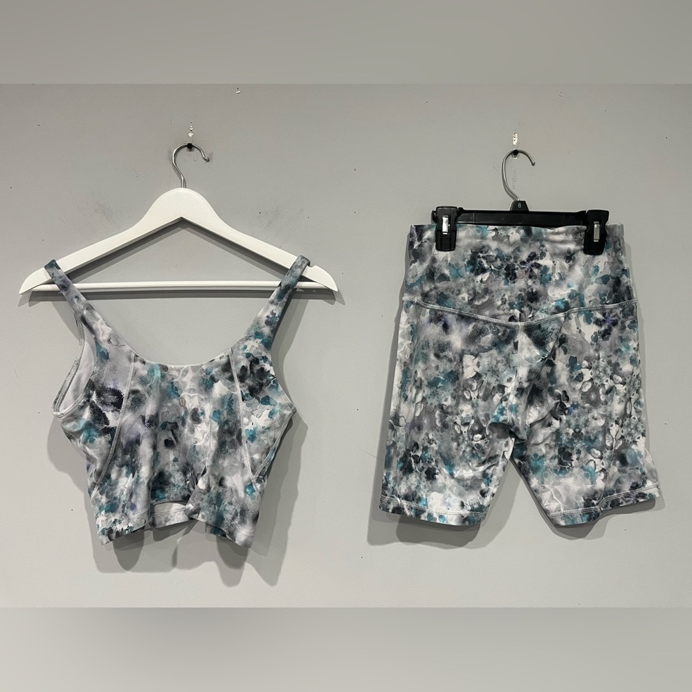 lululemon Align high-rise short 8" and Align tank set in Kaleidofloral Multi - Picture 2 of 4